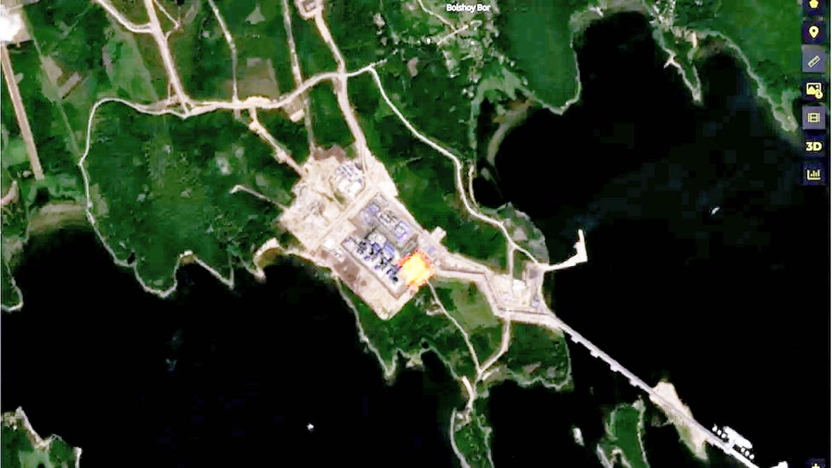 Russia burning off &pound;8m of gas every day